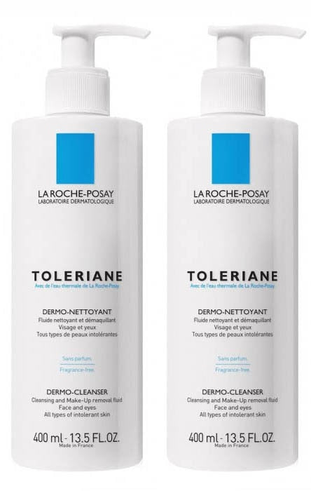 【LA ROCHE POSAY】TOLERIANE DERMO-NETTOYANT 400ml <13.53 fl oz> 2pc