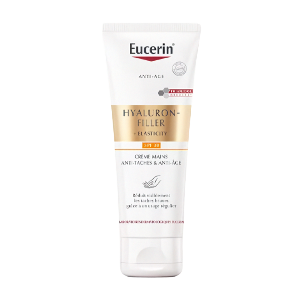 【Eucerin】透明质酸填充+弹性抗斑点抗衰老手霜 75 mL <2.5 fl oz>
