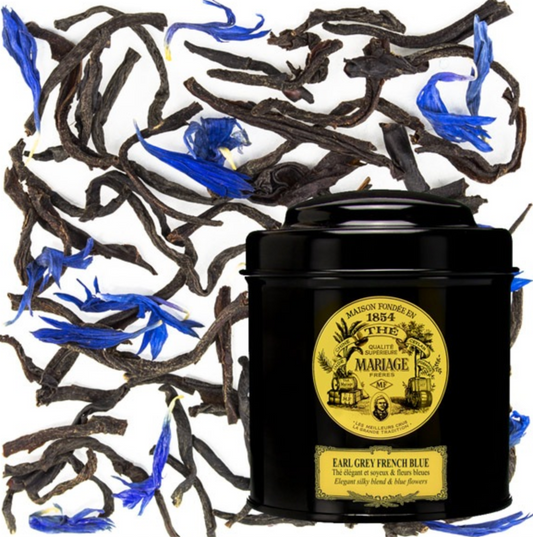 【Mariage Frères】Earl Grey Frech Blue -Metal Box- 100 g <3.53 oz>