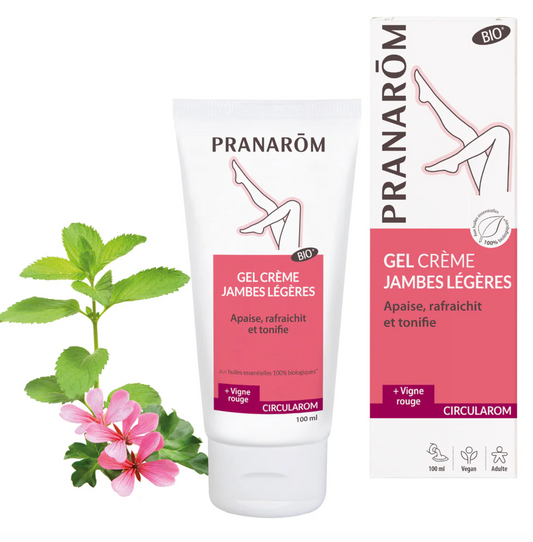 【Pranarôm】オーガニック ライトレッグ クリームジェル 100 mL <3.4 fl oz>