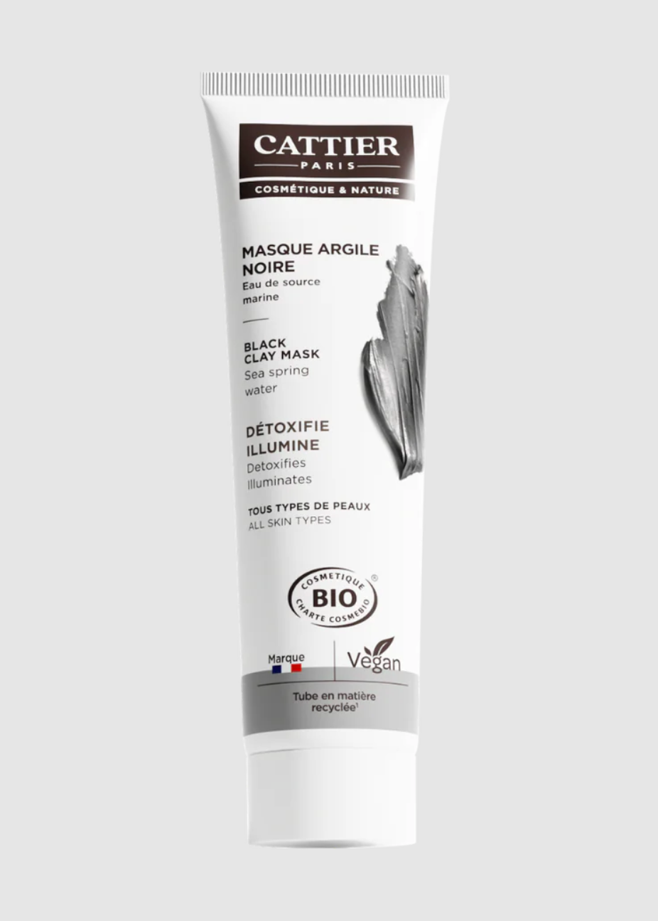【Cattier】Masque à l'Argile Noire 100 mL <3.4 fl oz>