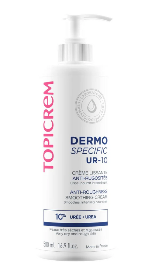 【Topicrem】UR-10 平滑抗粗糙霜 500 mL <16.9 fl oz>
