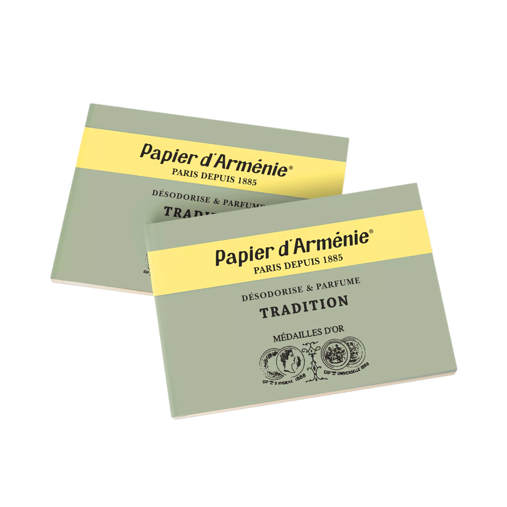 【Papier d’Arménie】Papier d'Encens Traditionnel 3 X 12 Feuilles / 36 Utilisations 2pc Set