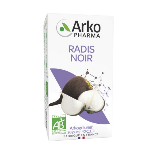 【Arkopharma】Arkogelules Organic Black Radish (Radis Noir) 45 Capsules