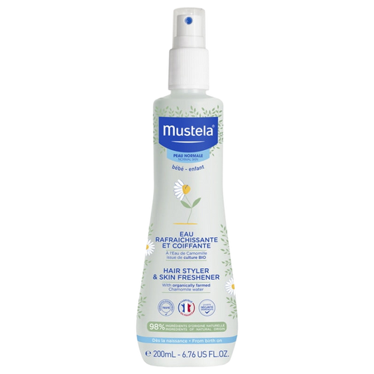 【Mustela】Refreshing & Styling Water with Organic Chamomile 200 mL <6.8 fl oz>