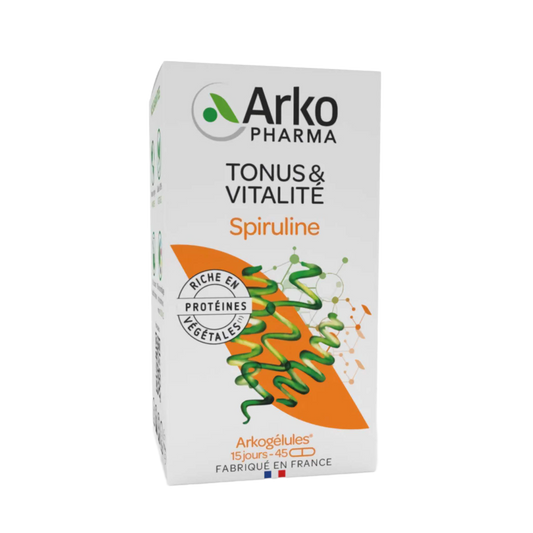 【Arkopharma】Arkogelules Organic Spirulina 45 Capsules