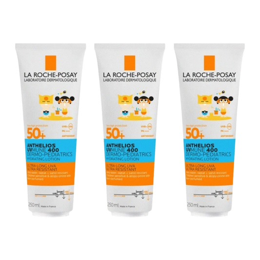 【LA ROCHE POSAY】ANTHELIOS DERMO-PEDIATRICS UVMUN 400 SPF50+ LAIT 250ml <8.45 fl oz> 3pc
