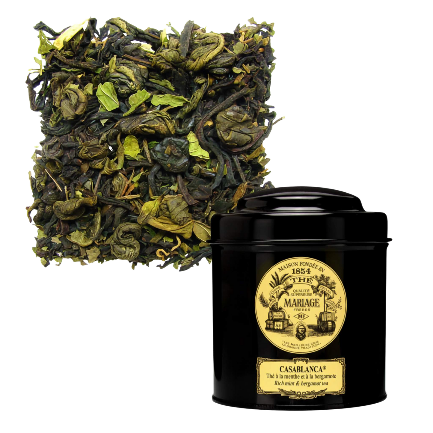 【Mariage Frères】Casablanca® Mint and Bergamot Black Tea - 100 g <3.5 oz>