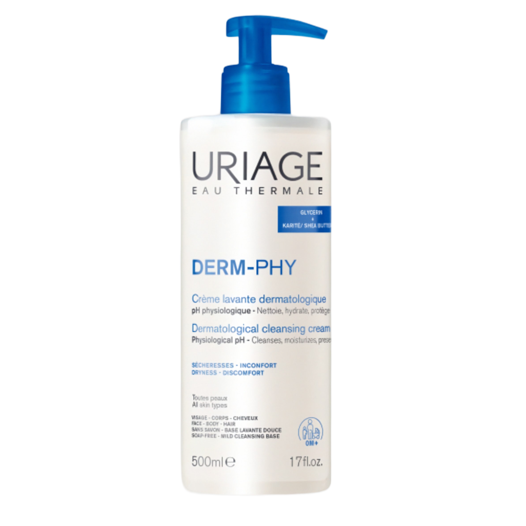 【Uriage】Crème Nettoyante pour Peau Sensible et Délicate 500 mL <16.9 fl oz>