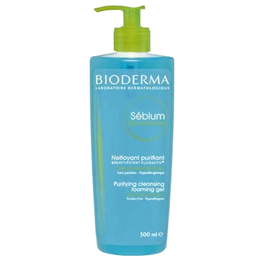【BIODERMA】SEBIUM GEL MOUSSANT 500ml <16.9 fl oz>
