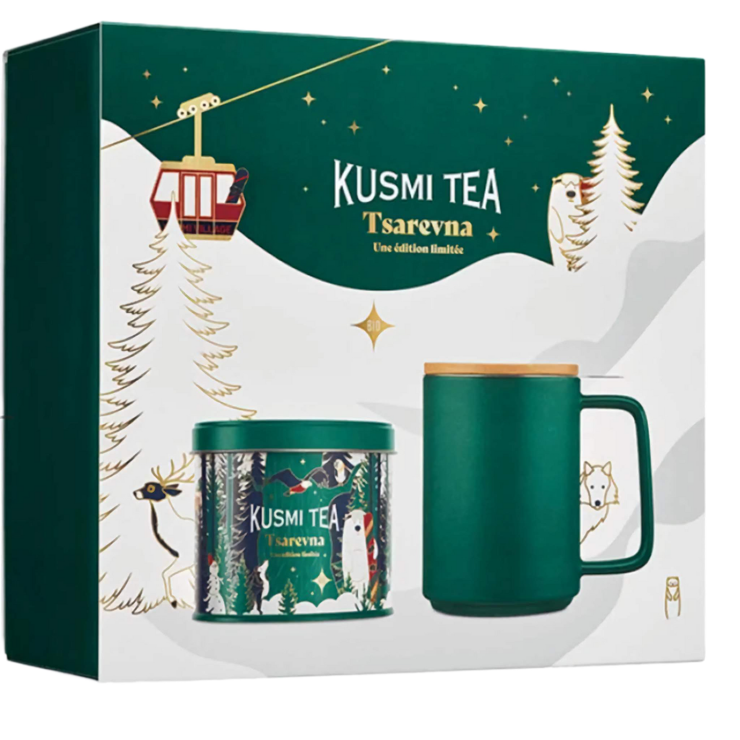 【Kusmi Tea】Tsarevna Black Tea Flavored -Christmas Gift Set- (Limited Edition)