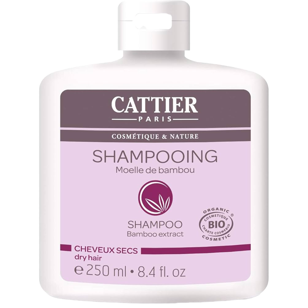 【Cattier】Shampoing Cheveux Secs - Pith de Bambou 250 mL <8.5 fl oz>