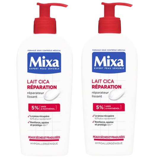 【Mixa】Cica 高效修復身體乳液 250 mL <8.5 fl oz> 2件組合