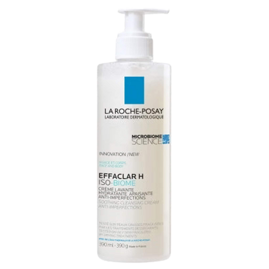 【LA ROCHE POSAY】EFFACLAR H ISO-BIOME CREME LAVANTE 390ml <13.19 fl oz>