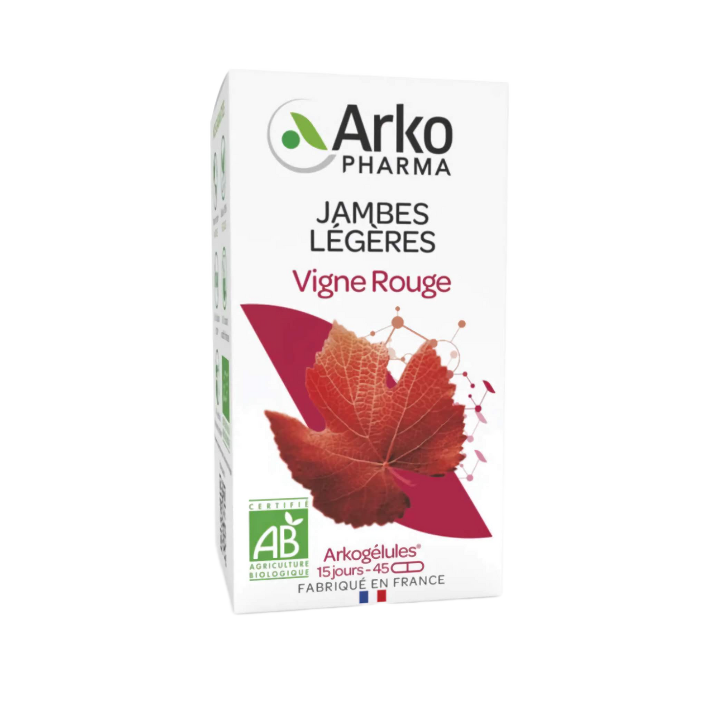 【Arkopharma】Arkogelules Vigne Rouge 45 Gelules