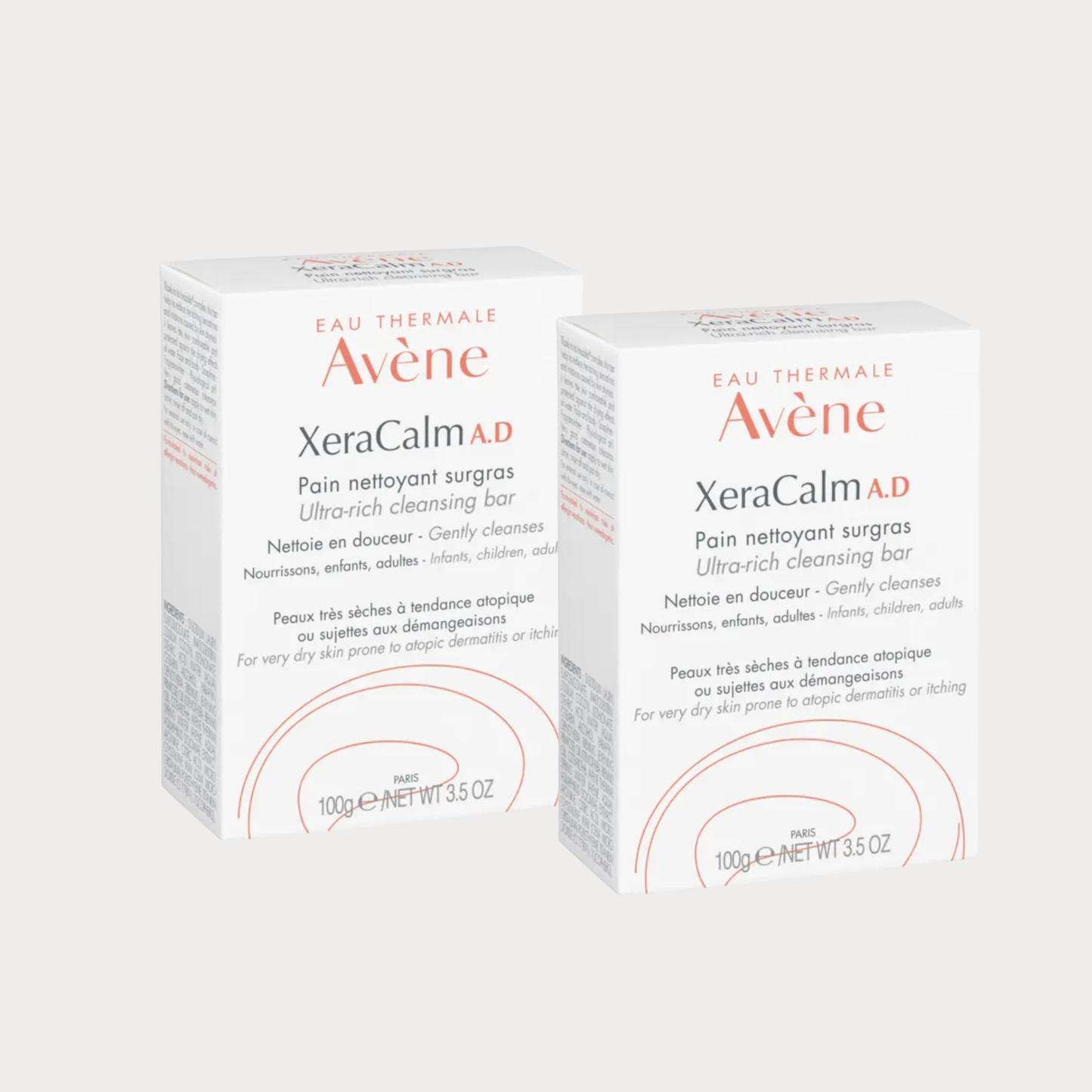 【Avène】XeraCalm A.D Ultra-Rich Cleansing Bar 100g ＜3.5 oz＞ 2pc set