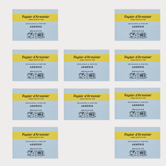【Papier d’Arménie】Papier d'Encens Traditionnel 3 X 12 Feuilles / 36 Utilisations 10 pièces