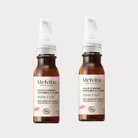 【Melvita】ローズの香りのアルガンオイル 50 mL <1.7 fl oz> 2個セット