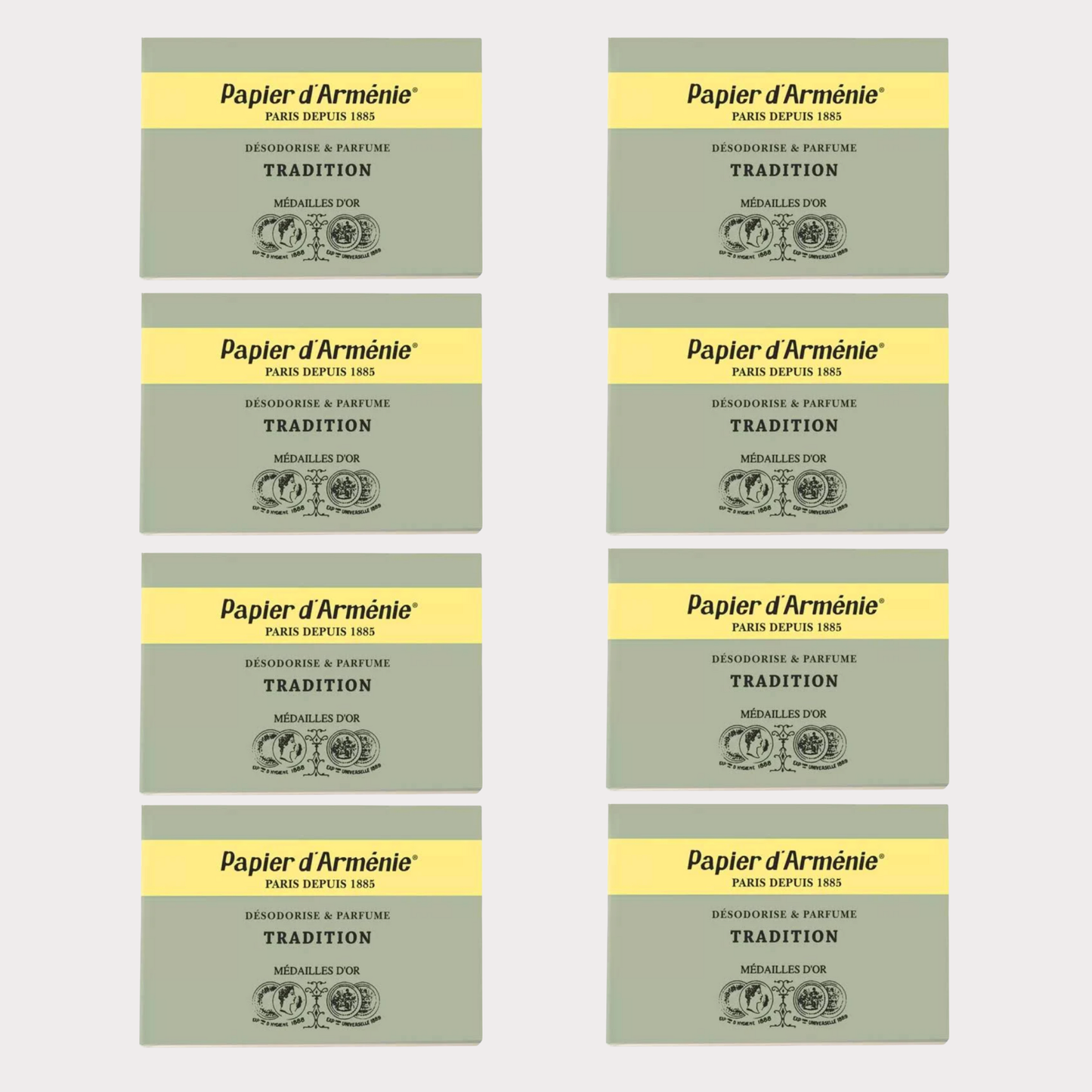 【Papier d’Arménie】Papier Traditionnel (Papier à Encens 3 X 12 Feuilles / 36 Utilisations) Ensemble de 8 pièces