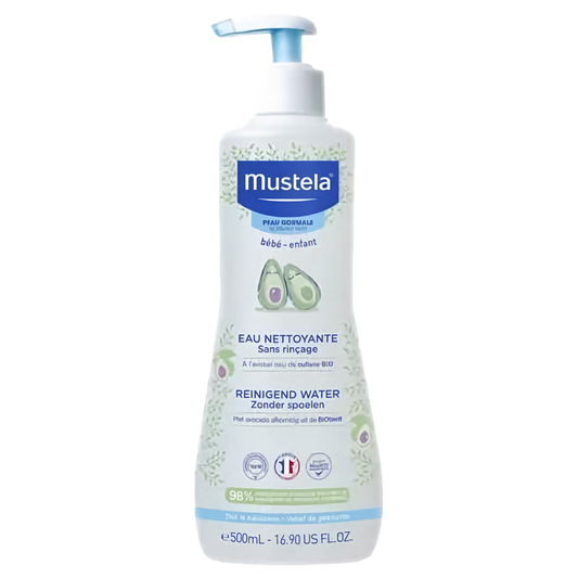 【Mustela】No-Rinse Cleansing Water with Organic Avocado 500 mL <16.9 fl oz>