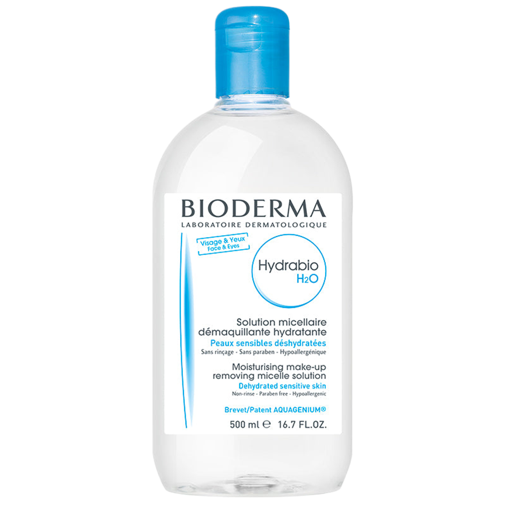 【Bioderma】Hydrabio H2O 深层补水卸妆水 500 mL <16.9 fl oz>