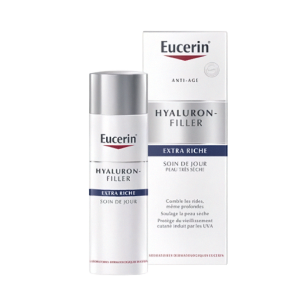 【Eucerin】透明質酸填充超滋潤日霜 50 mL <1.7 fl oz>