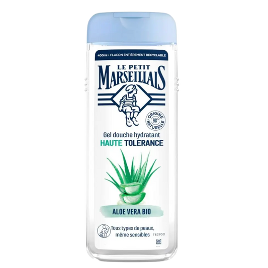 【Le Petit Marseillais】High Tolerance Hydrating Shower Gel Aloe Vera Organic 400 mL <13.5 fl oz>