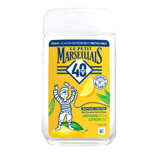 【Le Petit Marseillais】Extra Gentle Shower Gel Verbena & Lemon Organic 250 mL <8.5 fl oz>