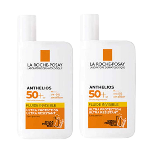 【LA ROCHE POSAY】ANTHELIOS UVMUNE 400 FLUIDE INVISIBLE SPF50+ 50ml SANS PARFUM 2pc <1.69 fl oz>