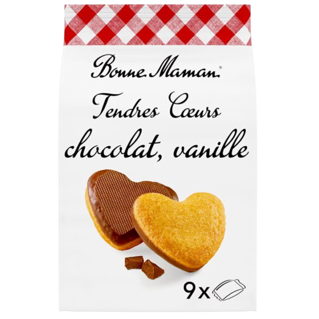 【Bonne Maman】柔情心形巧克力香草 9块
