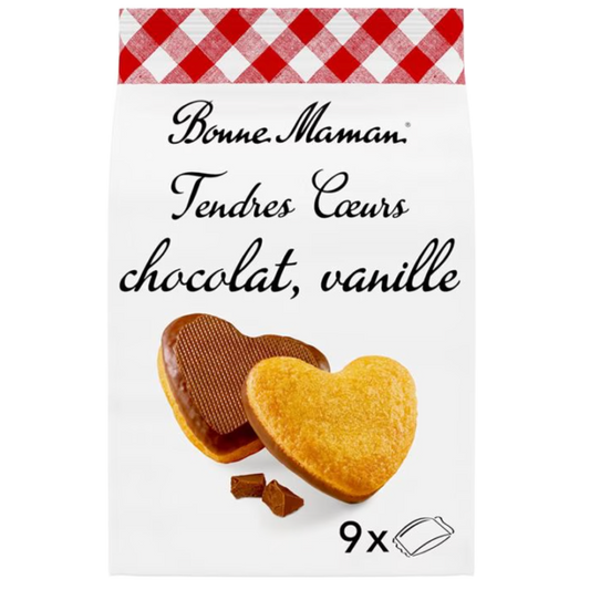 【Bonne Maman】柔情心形巧克力香草 9 件