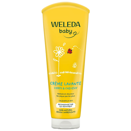 【Weleda】Calendula Gentle Cleansing Cream Body & Hair 200 mL <6.8 fl oz>