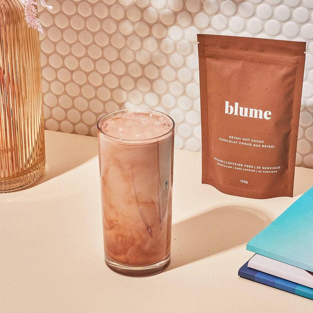 【blume】スーパーフード ラテ　霊芝 ホットカカオ