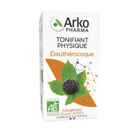 【Arkopharma】Arkogelules Eleutherococcus 40 Capsules
