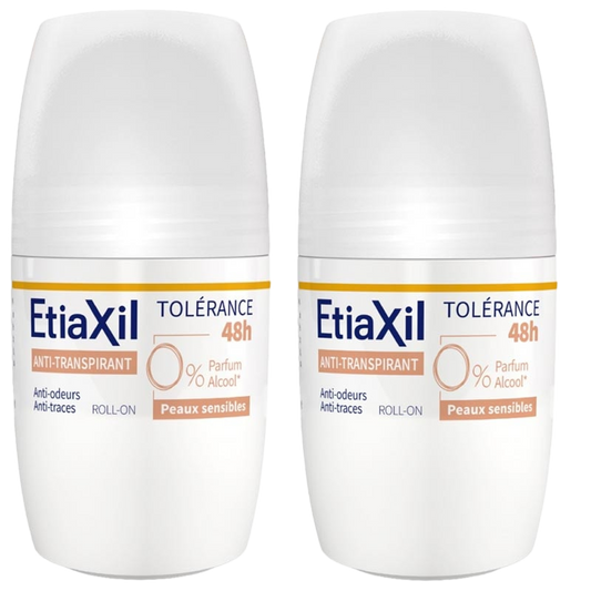 【Etiaxil】Tolérance 48H 敏感肌止汗走珠 50 mL <1.7 fl oz> 2件套