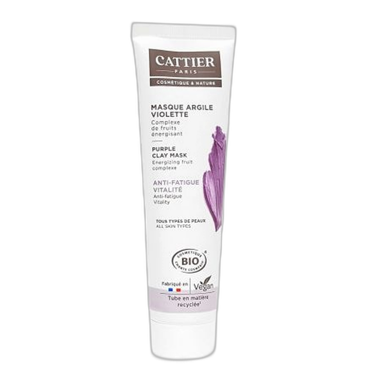 【Cattier】Violet Clay Mask 100 mL <3.4 fl oz>