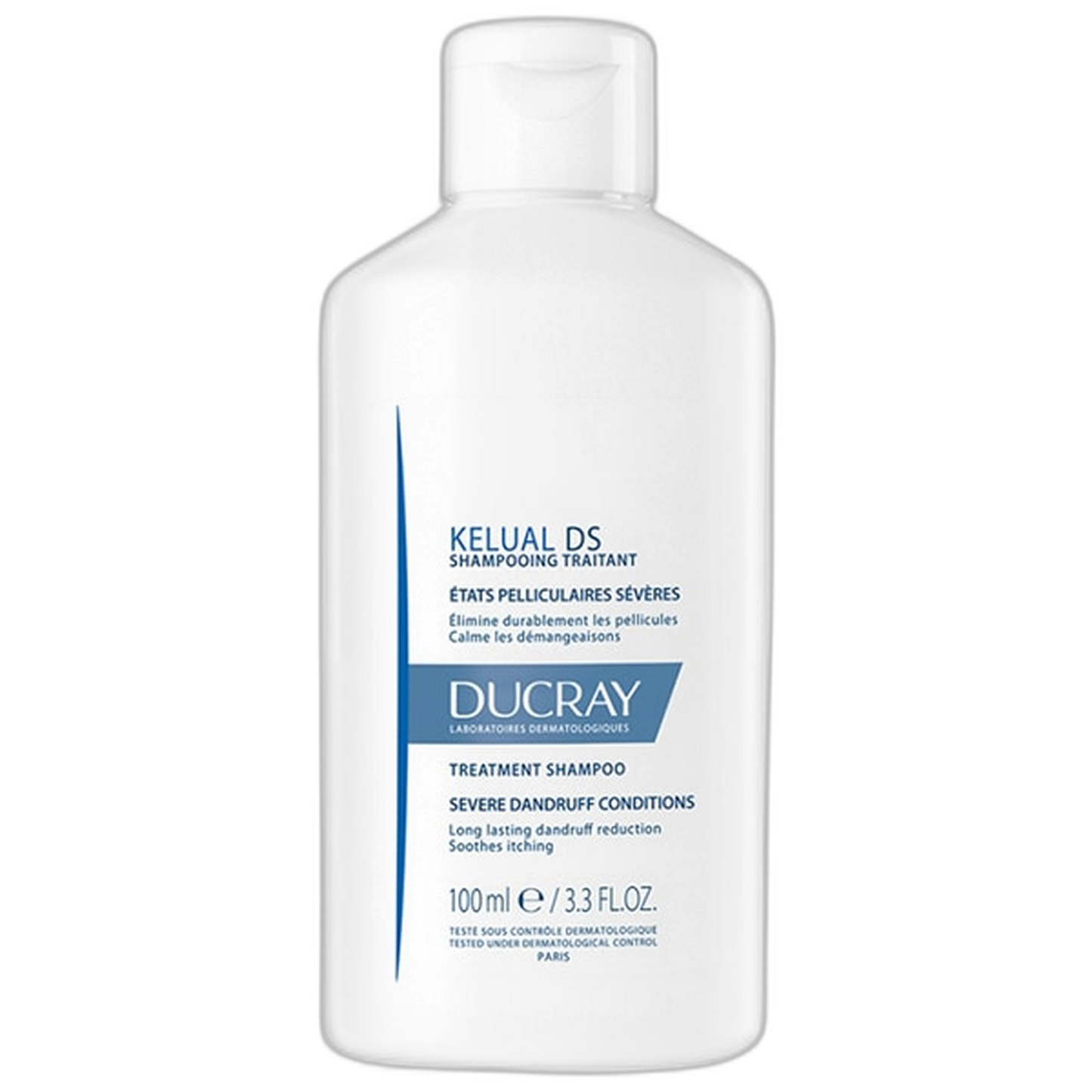 【Ducray】Shampoing Traitement Kelual Ds pour Conditions Sévères de Pellicules 100 mL <3.4 fl oz>