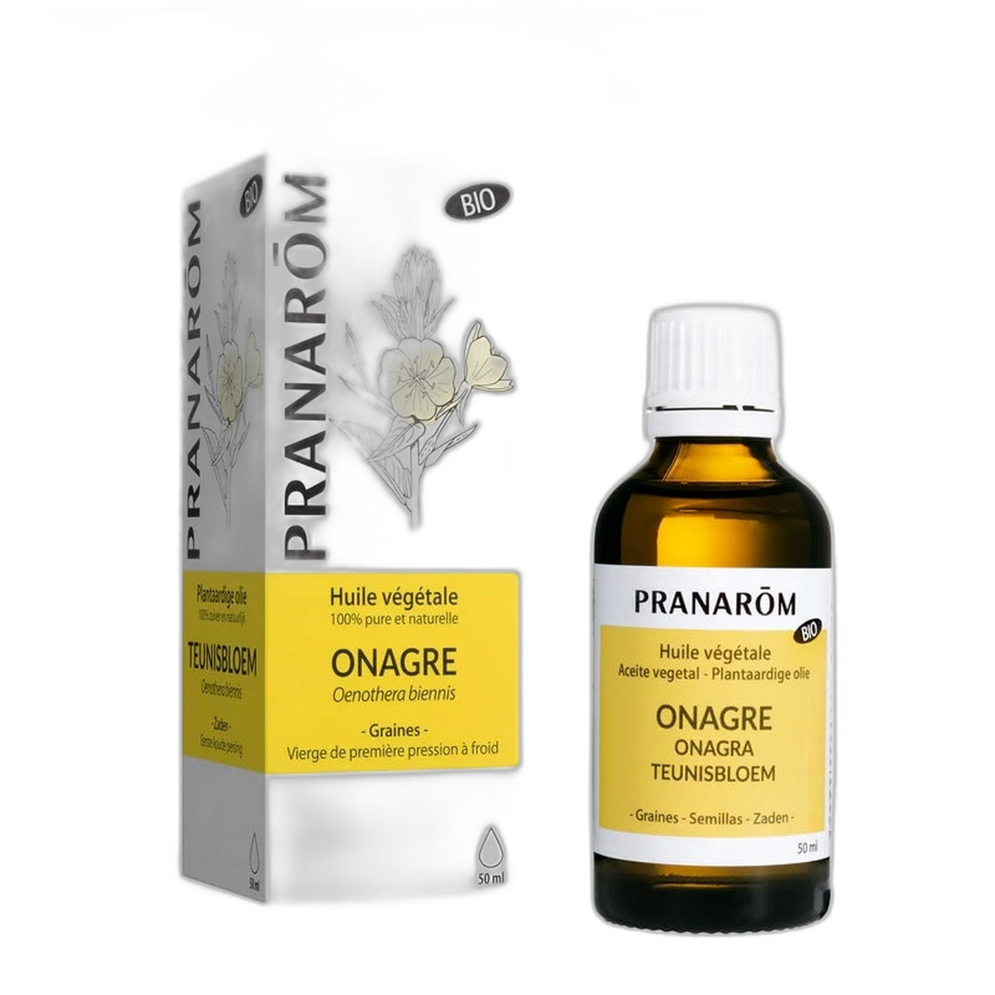 【Pranarôm】オーガニックイブニングプリムローズオイル 50 mL <1.7 fl oz>
