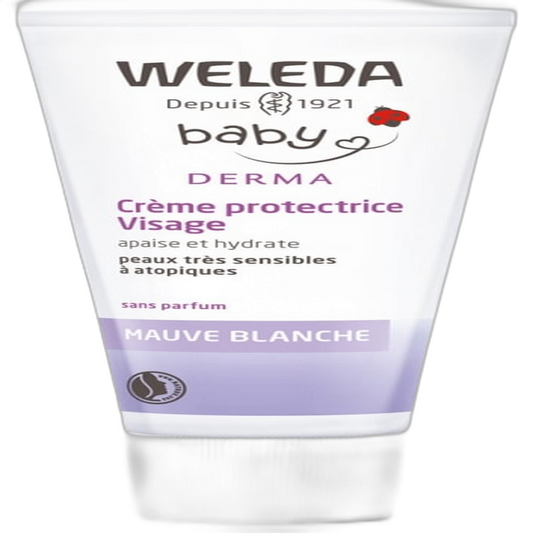 【Weleda】Bebe Derma Protective Face Cream with Organic White Mallow 50 mL <1.7 fl oz>