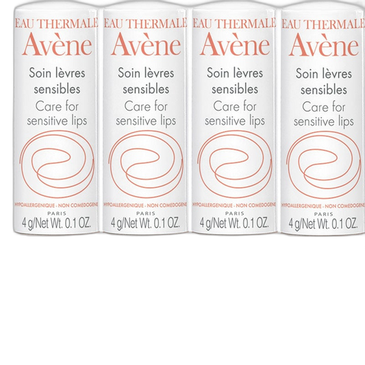 【Avène】Soin des Lèvres Sensibles 4 g <0,14 oz> 4 pièces