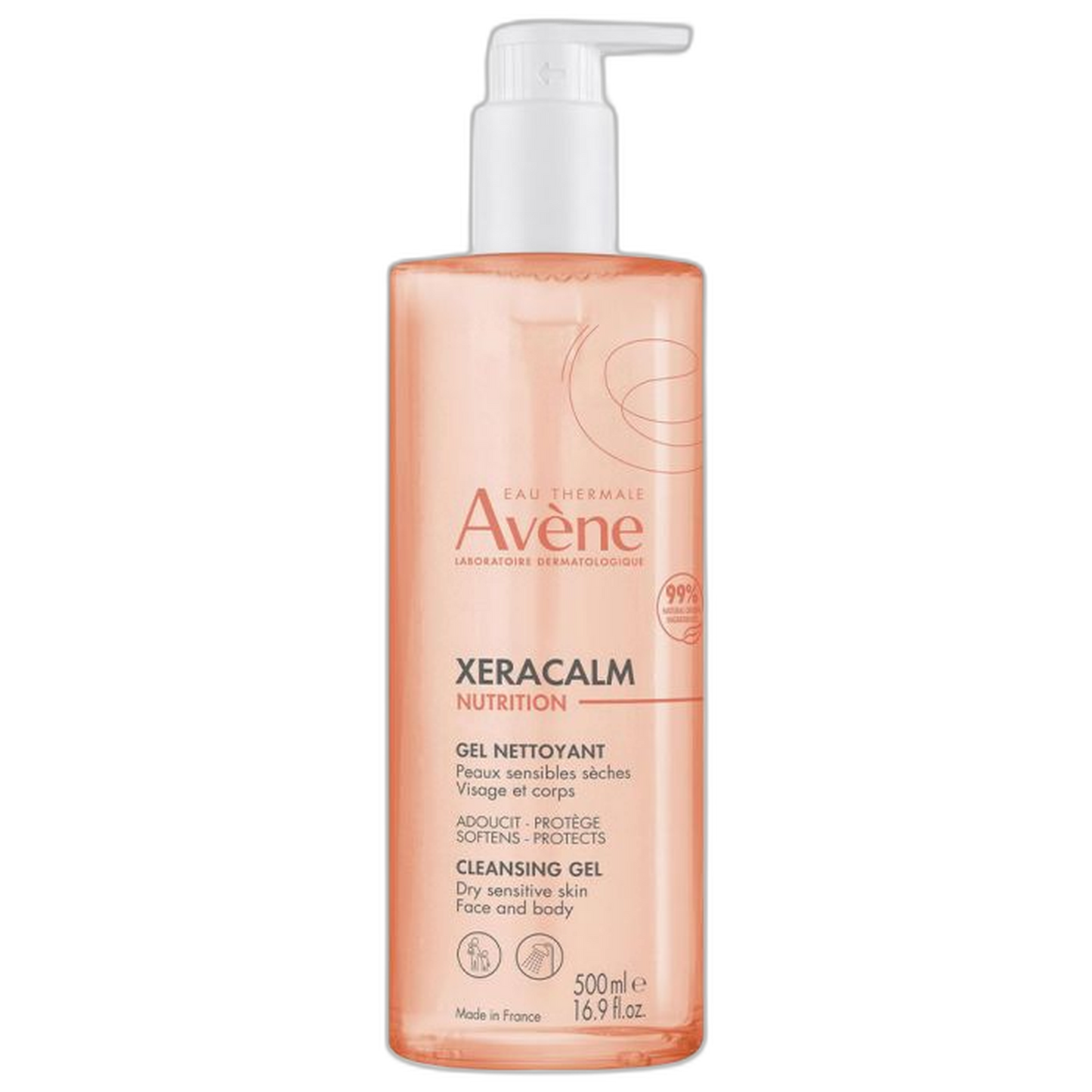 【Avène】Gel Nettoyant Xeracalm Nutrition 500 mL <16.9 fl oz>