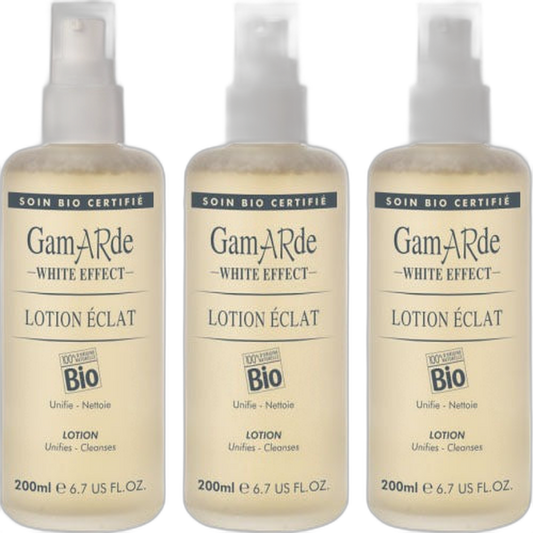 【Gamarde】Lotion Éclat White Effect 200 mL <6.8 fl oz> 3 pièces Set