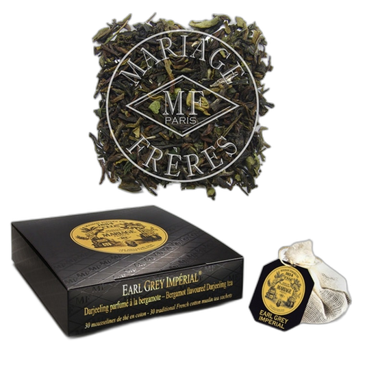 【Mariage Frères】Earl Grey Impérial -30 Cotton Muslin Bags- 100 g <3.53 oz>