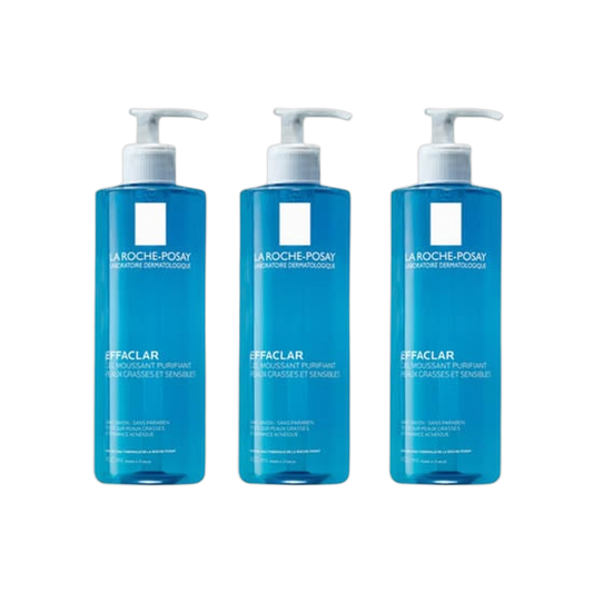 【LA ROCHE POSAY】EFFACLAR GEL MOUSSANT PURIFIANT SANS SAVON 400ml <13.53 fl oz> 3pc
