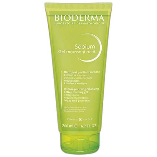 【Bioderma】Gel Moussant Actif Sebium 200 mL <6.8 fl oz>