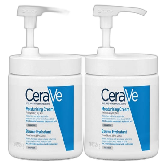 【CeraVe】Crème Hydratante Avec Pomp 454 mL <15.4 fl oz> 2pc Set