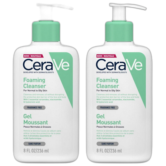 【CeraVe】Nettoyant Moussant 236 mL <8.0 fl oz> Ensemble de 2 pièces