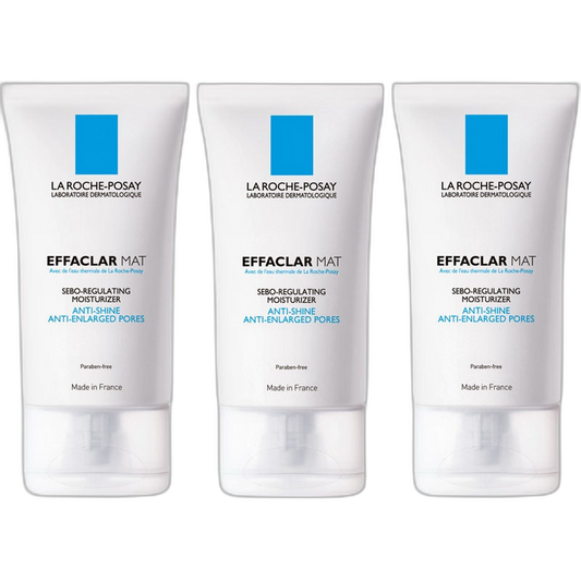 【La Roche-Posay】Effaclar Mat 40 mL <1.4 fl oz> Ensemble de 3 pièces