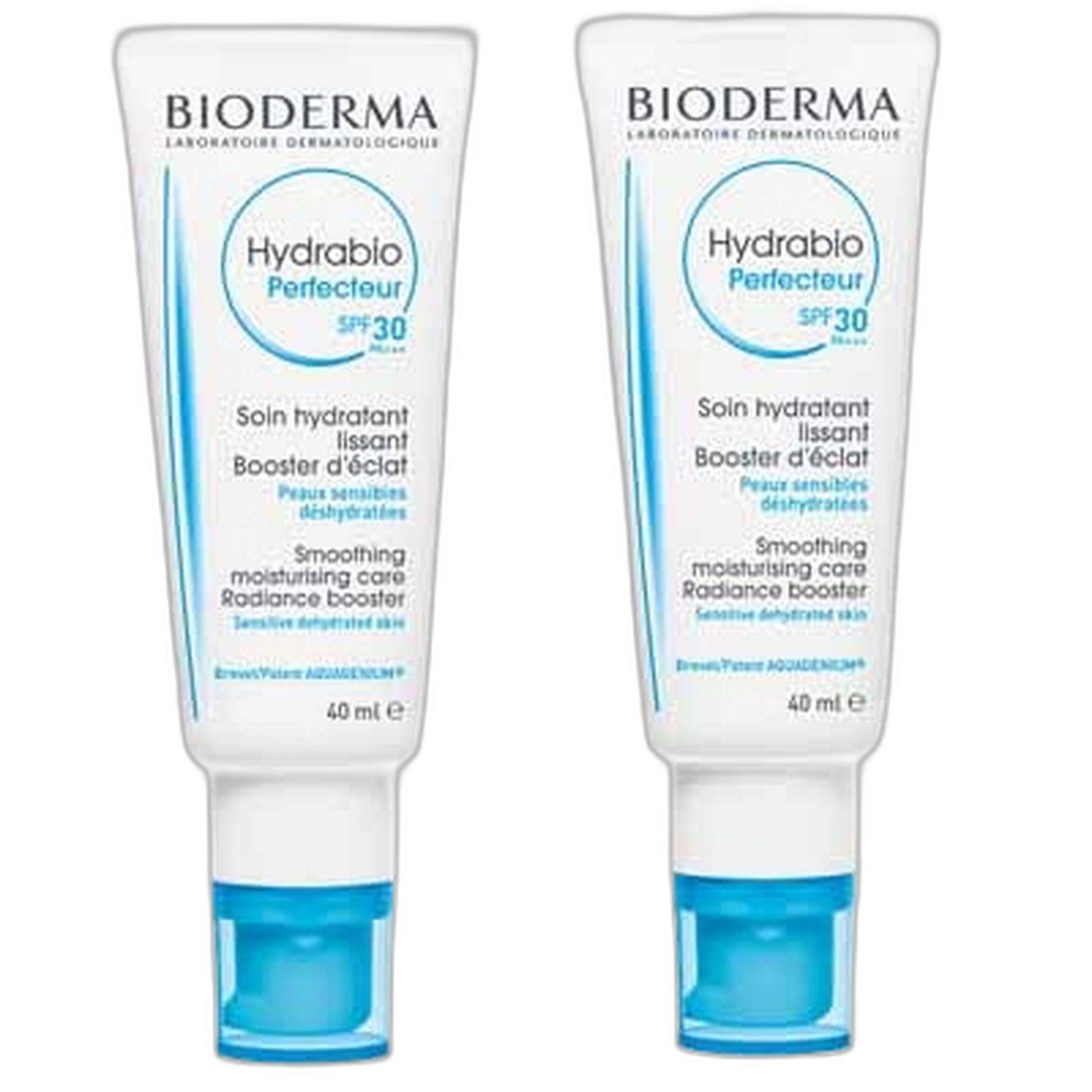 【Bioderma】하이드라비오 완벽한 자외선 차단제 SPF30 40 mL <1.4 fl oz> 2개 세트