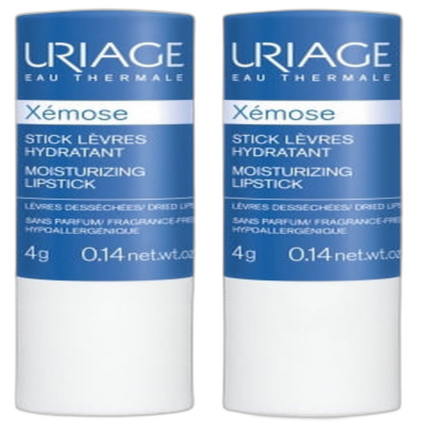【Uriage】Xémose润唇膏 4 g <0.14 oz> 2件套装